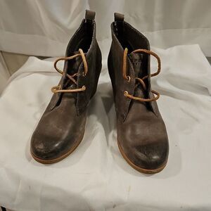 Speery Top Sider Womens Wedge 8.5 Grey